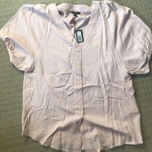 NWT RW&Co button up blouse.